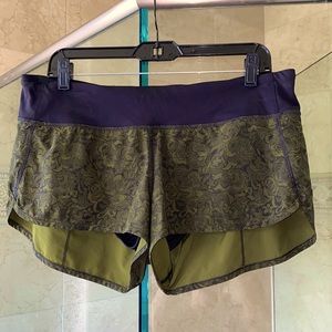 Lululemon run speed running shorts size 10